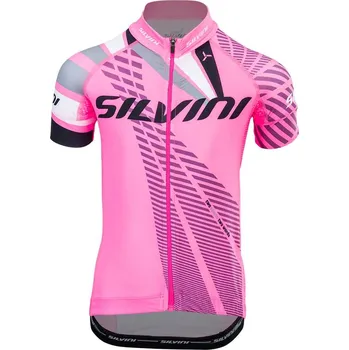cyklistický dres Silvini Team růžová Velikost: 146