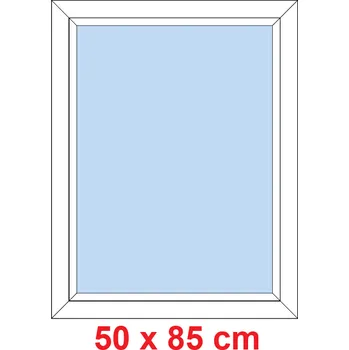 Okno Soft Plastové okno 50x85 cm, FIX neotevíravé