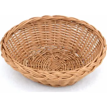 chlebník TOMGAST Košík na pečivo, přírodní proutí, 380 x 100 mm