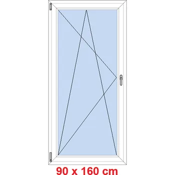 Okno Soft Balkonové dveře 90x160 cm, otevíravé a sklopné