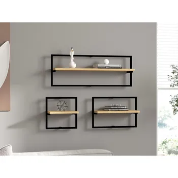 police Nástěnná police Yeso - Sapphire Oak