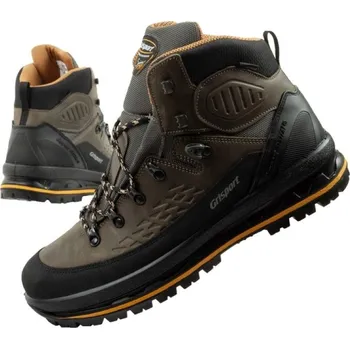 Pánská sportovní obuv Grisport Grigio pánské trekové boty kožené nepromokavé kotníkové boty 42
