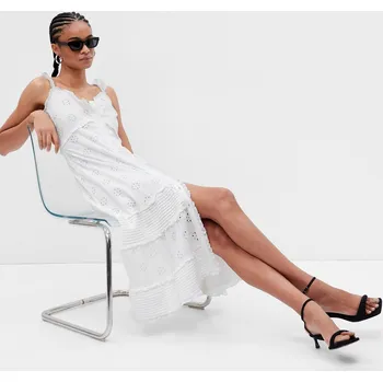 Dámské šaty GAP Krajkové maxi šaty - Dámské GAP šedá 2269701