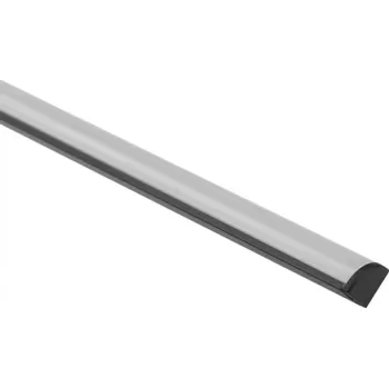 LED osvětlení Profil Hliníkový LED Narożny Přisazený Černý 1m z Kloszem Mlecznym do Taśm LED + Zaślepki seria RW Ecolight