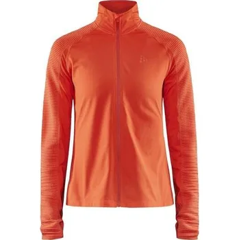 cyklistický dres W Bunda CRAFT CORE Charge Jersey oranžová Velikost: S
