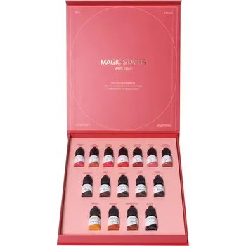 Kosmetická sada Etalon Mix - Velký Mini Set – sada pigmentů 16×5 ml