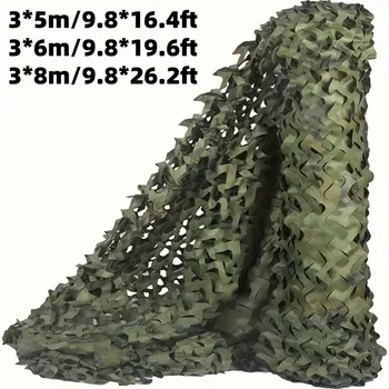 Krycí plachta Síť maskovací, lesní vzor, 3x6m