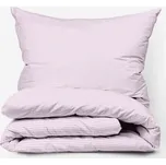 Bavlněné povlečení Kanava růžová Zapínání: knoflík, Velikost polštáře: 50x70, Velikost přikrývky: 140x240