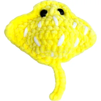 Háčkovaný Rejnok Inky Balení: žlutý Originální ruční práce pro radost