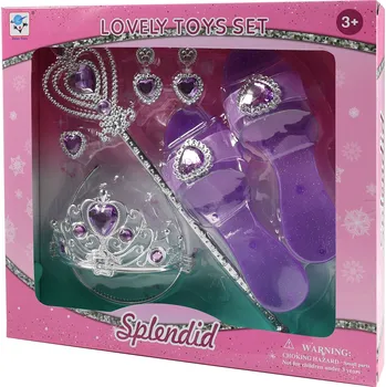 Sada princezna s příslušenstvím fialová