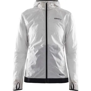 Cyklistická bunda W Bunda CRAFT Lumen Wind bílá s potiskem Velikost: XL
