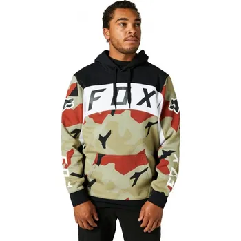 Pánská mikina Fox BNKR Po Fleece Green Camo Velikost: 2XL