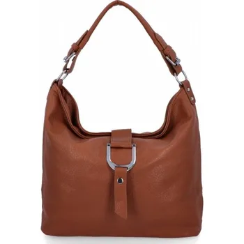 Kabelka Klasická dámská taška přes rameno firmy Herisson 16B376 hnědá