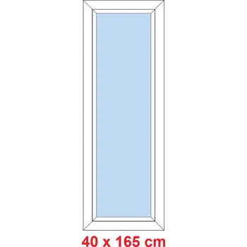 Okno Soft Plastové okno 40x165 cm, FIX neotevíravé