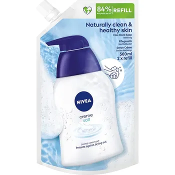 Mýdlo Nivea Creme Soft tekuté mýdlo náhradní náplň 500 ml