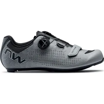 Pánské cyklistické tretry Northwave Storm Carbon 2 Silver Reflective Velikost EU: 45