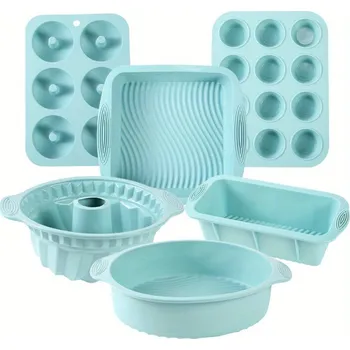 Sada 6ks silikonových forem na pečení