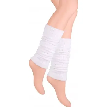 Dámské ponožky Dámské vlněné návleky 068 - bílá