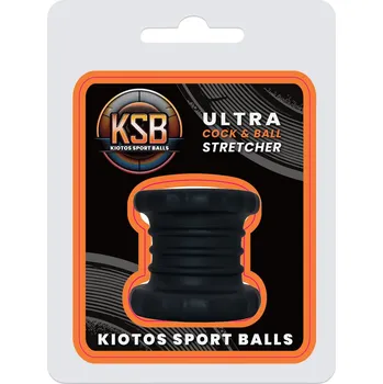 Klinik sex Kiotos KSB Silicone Cockring & Ball Stretcher Ultra Black