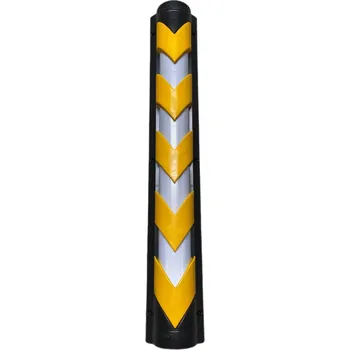 Výstražná páska Černo-žlutá plastová (PVC) ochrana rohů zdí, stěn FLOMA CP31 - délka 90 cm, šířka 14 cm, tloušťka 9 cm - 45872630