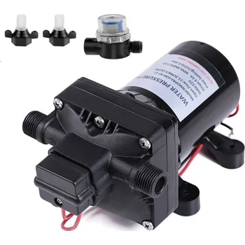 Čerpadlo Tlakové membránové čerpadlo 11,3l/min, tlak 55PSI (3,8bar), napájení 12V, černé