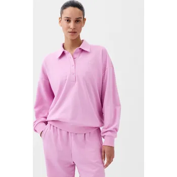 Dámská mikina GAP Dámské Mikina s límečkem oversize GAP Růžová L (2280501)