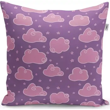 Polštář Sablio Polštář Růžové obláčky - 50x50 cm