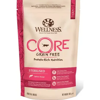 Krmivo pro kočku Wellness Core Cat Sterilised losos 300g