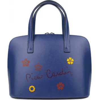 Kabelka Dámská kožená kabelka s květy Pierre Cardin Chantal Medium