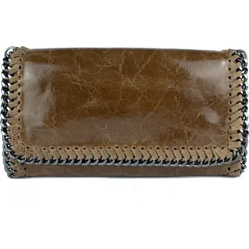 Kabelka Dámská kožená kabelka/psaníčko s řetízkem GIOSTRA STELA MEDIUM