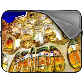 pouzdro na notebook Sablio Obal na notebook Barcelona Gaudi Casa Batllo 1 - 17"
