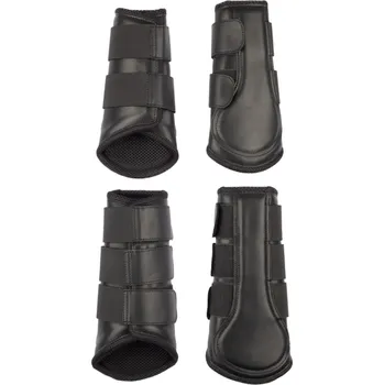 Koňské kamaše PS of Sweden Set drezurních kamaší Premium Mesh PS of Sweden, 4 ks, černé FULL