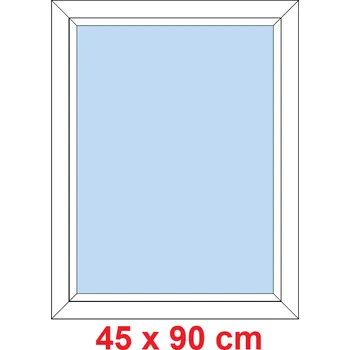 Okno Soft Plastové okno 45x90 cm, FIX neotevíravé