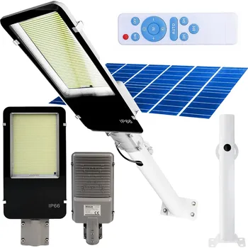 Venkovní osvětlení NNLED Výkonná 1200W 6500K solární LED lampa IP66 + dálkové ovládání
