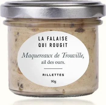 Francie - LA FALAISE QUI ROUGIT Rillettes z makrely z Trouville s medvědím česnekem 90g
