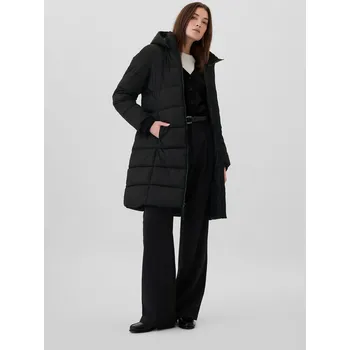 Dámský kabát GAP Prošívaný nepromokavý kabát - Dámské GAP černá 2988210