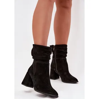 Dámská zimní obuv Boty na podpatku model 220193 Step in style 38