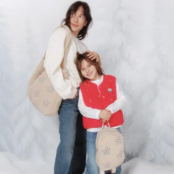 Přebalovací taška STUDIO NOOS Taška Mom Bag Teddy Flower Hearts