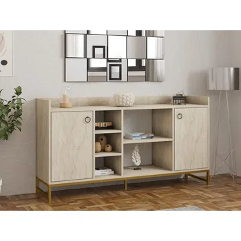 Komoda Konzolový stolek Vuslat - Travertine