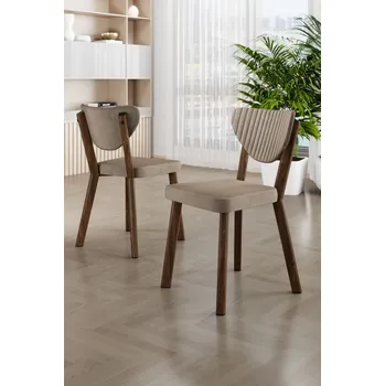 Barová židle Sada židlí (6 kusů) Arfe - Cappuccino, Brown