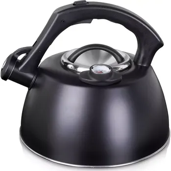 Konvice na čaj Vilde 199005 nerez černá teploměr