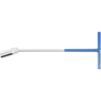 Klíč Klíč na zapalovací svíčky 21 x 375 mm BGS100144 s kloubem a T-rukojetí (BGS100144) (klíč pro zapalovací svíčky 21,0 x 375 mm, s kloubem)