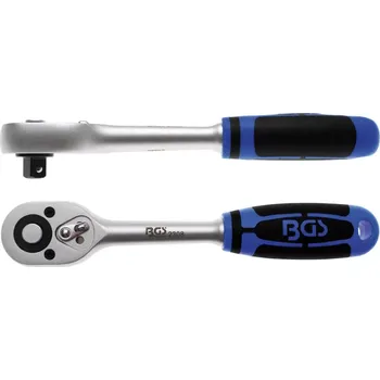 Ráčna Přepínací ráčna 3/8" BGS102308 (BGS102308) (Přepínací ráčna 3/8&quot; BGS102308 umožňuje snadné přepínání směru otáčení a je vhodná pro práci s nástavci se stejným rozměrem čtyřhranu.)