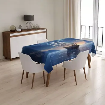 ubrus Sablio Ubrus Plachetnice mezi horami - 90x90 cm