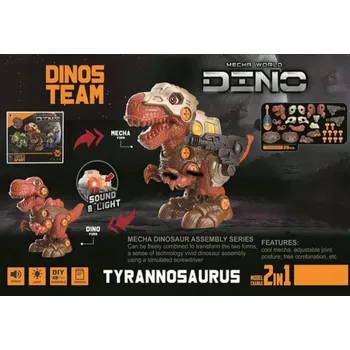 Figurka Dinosaurus transformující se Tyranosaurus k sestavení