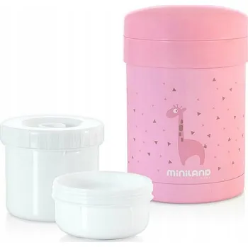 Termoska Termoska na jídlo Miniland 0,7 l růžová