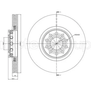 Brzdový kotouč Brzdový kotouč CIFAM (800-747C)