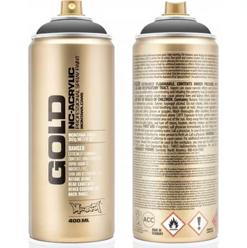 Barva ve spreji Montana GOLD akrylový lak ve spreji 400ML G-7270 Basalt