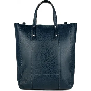 Kabelka GIOSTRA Dámská kožená kabelka Gaia Tmavě modrá