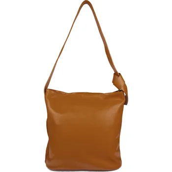 Kabelka GIOSTRA Dámská kožená kabelka Justina Camel